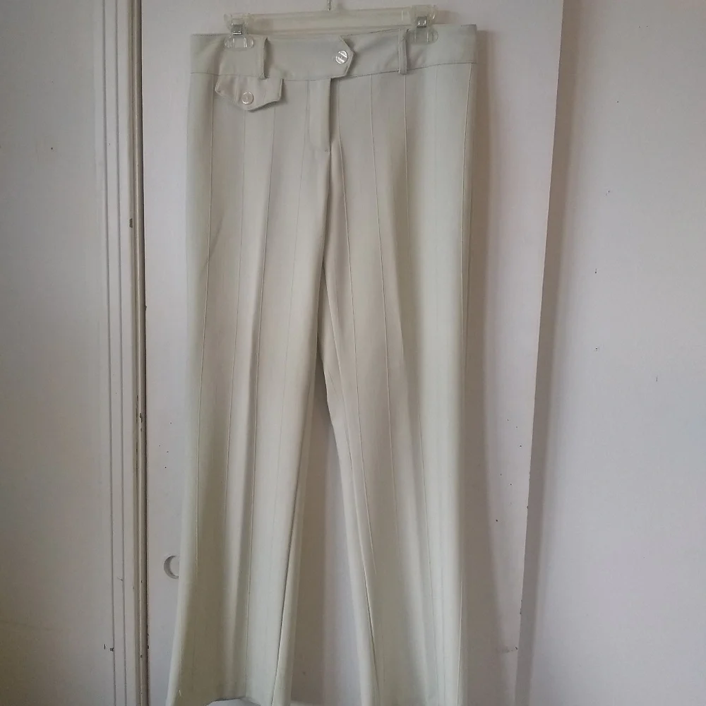 Cream Women's Pant Suit Set - Picture 3 of 7